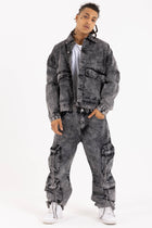 COORDINATO UOMO JEANS CARGO