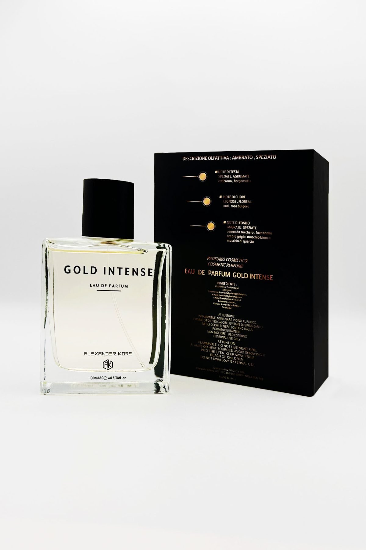 Profumo Uomo Gold Intense